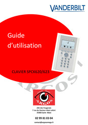 Vanderbilt SPCK623 Guide D'utilisation