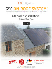 GSE INTÉGRATION GSE ON-ROOF SYSTEM Manuel D'installation