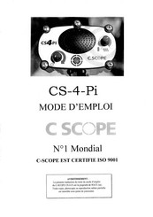 C.Scope CS-4-Pi Mode D'emploi