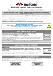 Meliconi Control 2+ Mode D'emploi