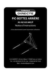 Formule Directe N1 Notice D'instructions