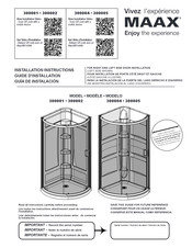 MAAX 300002 Guide D'installation