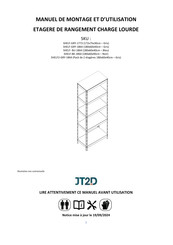 JT2D SHELF2-GRY-1864 Manuel De Montage Et D'utilisation