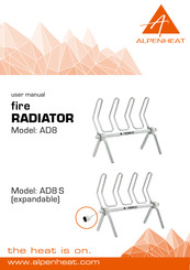 ALPENHEAT Fire Radiator AD8 S Manuel D'utilisation