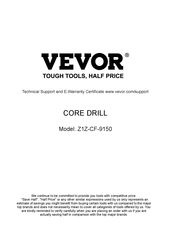 VEVOR Z1Z-CF-9150 Mode D'emploi