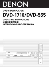 Denon DVD-1710 Mode D'emploi