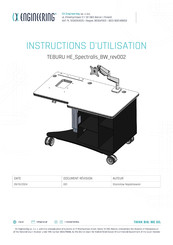 CX Engineering TEBURU HE Spectralis BW Instructions D'utilisation