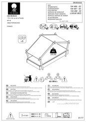 CBA MEUBLES LODGE BED 194 487 - 00 Instructions De Montage