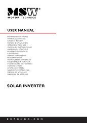 MSW Motor Technics S-POWER MPPT 5000 Manuel D'utilisation