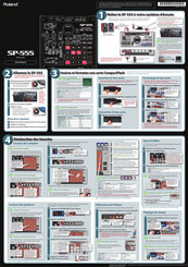 Roland SP-555 Prise En Main