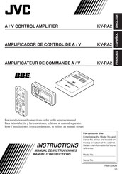 JVC KV-RA2 Manuel D'instructions