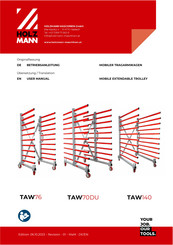 HOLZMANN MASCHINEN TAW70DU Mode D'emploi