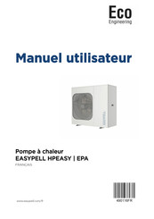 Eco Engineering EASYPELL HPEASY EPA Manuel Utilisateur