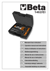 Beta 1462/EI Notice D'utilisation Et Instructions