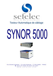 Sefelec SYNOR 5000-DS Notice Utilisation