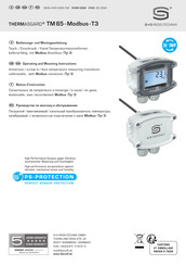 S&S THERMASGARD TM 65 - Modbus-T3 Notice D'instruction