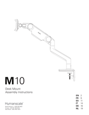 Humanscale M10 Instructions De Montage