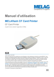 MELAG MELAflash CF Card Printer Manuel D'utilisation