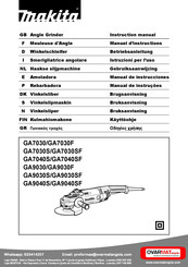 Makita GA7030SF Manuel D'instructions