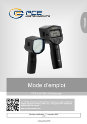 PCE Instruments PCE-LES 350 Mode D'emploi