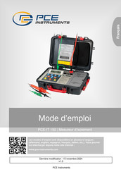 PCE Instruments PCE-IT 150 Mode D'emploi