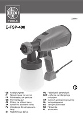 Lux Tools E-FSP-400 Notice Originale