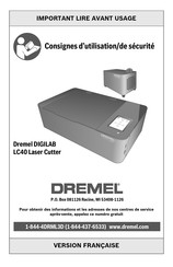 Dremel DIGILAB LC40 Consignes D'utilisation/De Sécurité