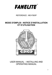 Fanelite MD-F900P Mode D'emploi