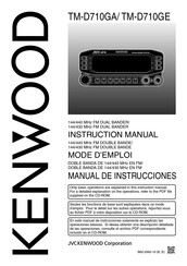 Kenwood TM-D710GE Mode D'emploi