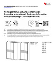 Rauch Ticao AG502.49T3 Instructions De Montage