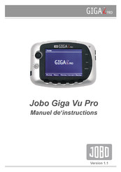 JOBO Giga Vu Pro Manuel D'instructions