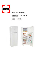 Ariston MTM 1721 W Mode D'emploi