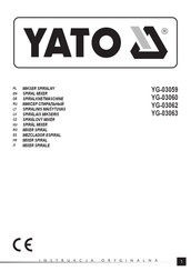 YATO YG-03059 Mode D'emploi