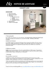 AMBIANCE BAIN CONCEPT LINIO Notice De Montage