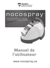 MedPro Defense Nocospray Manuel De L'utilisateur