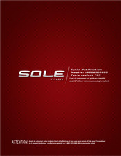 Sole Fitness 16008300650 Guide D'utilisation