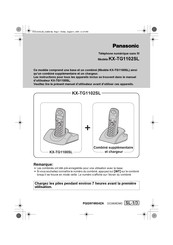 Panasonic KX-TG1100SL Mode D'emploi