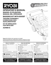 Ryobi ACRM018 Manuel D'utilisation