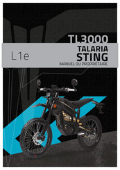 TALARIA STING TL3000 L1e Manuel Du Propriétaire