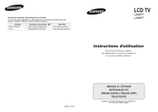 Samsung LA46F7 Instructions D'utilisation