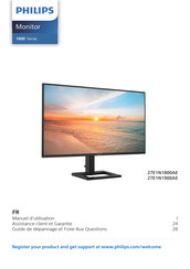 Philips 27E1N1800AE Manuel D'utilisation