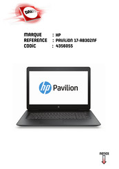 HP PAVILION 17-AB302NF Manuel De L'utilisateur