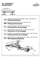 Jaeger 26320500J Instructions De Montage