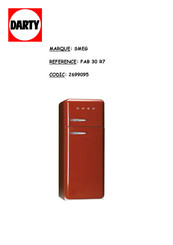 Smeg FAB 30 R7 Mode D'emploi