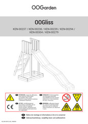 OOGarden OOGliss KEN-00237 Notice De Montage Et Informations À Lire Et À Conserver