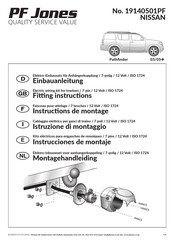 PF Jones 19140501PF Instructions De Montage