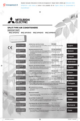 Mitsubishi Electric MSZ-AP50VG-E1 Notice D'utilisation