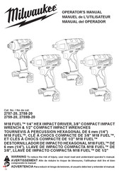 Milwaukee M18 FUEL 2757-20 Manuel De L'utilisateur