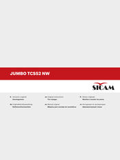 Sicam JUMBO TCS52 NW Notice Originale