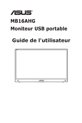 Asus MB16AHG Guide De L'utilisateur